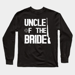 Uncle Of The Bride Happy Married Wedding Day To Me Him Her Long Sleeve T-Shirt